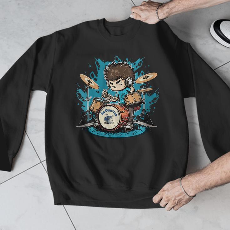 Women's Drum Set Drumming Drummers Drum Kits Music Men Graphic Sweatshirt