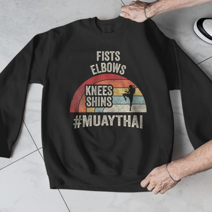 Women's Retro Muay Thai Martial Arts Fighter Graphic Men Graphic Sweatshirt Women's Retro Muay Thai Martial Arts Fighter Graphic Men Graphic Sweatshirt