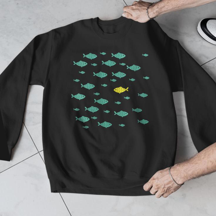 Women's Swimming Against The Current Motivational Inspiration Men Graphic Sweatshirt Women's Swimming Against The Current Motivational Inspiration Men Graphic Sweatshirt