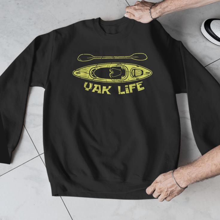 Yak Life Kayaker Or Canoeist Men Graphic Sweatshirt