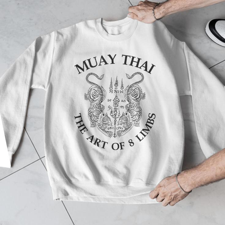 The Art Of 8 Limbs Muay Thai Men Graphic Sweatshirt The Art Of 8 Limbs Muay Thai Men Graphic Sweatshirt