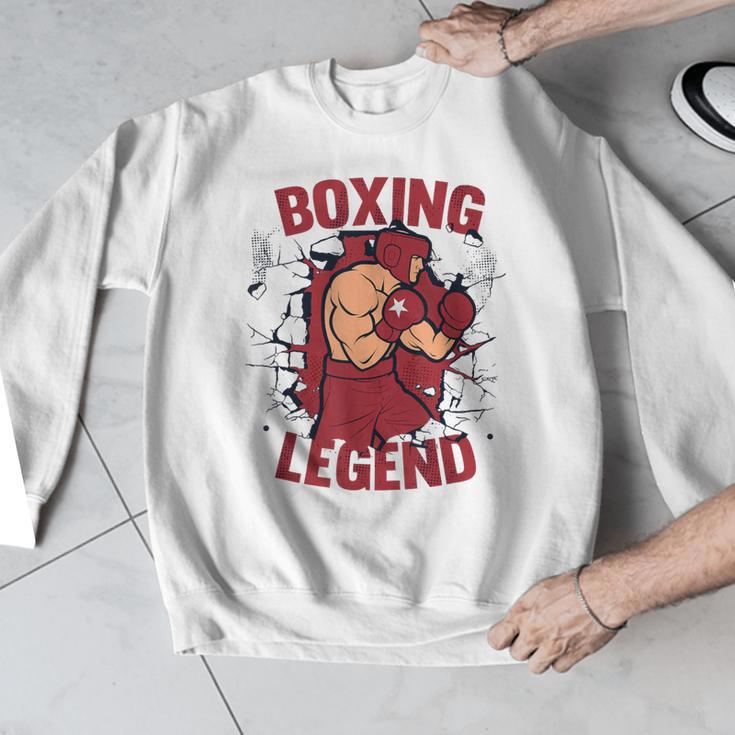 Boxing Legend Professional Boxer Muay Thai Boxing Men Graphic Sweatshirt Boxing Legend Professional Boxer Muay Thai Boxing Men Graphic Sweatshirt