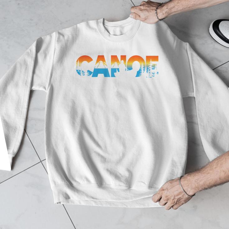 Canoe Canoeing Retro Canoe Raglan Baseball Tee Men Graphic Sweatshirt