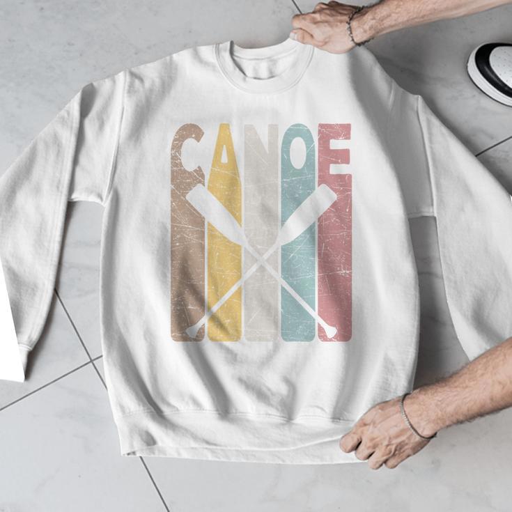 Canoe Vintage Canoeing Retro Canoe Paddling Men Graphic Sweatshirt Canoe Vintage Canoeing Retro Canoe Paddling Men Graphic Sweatshirt