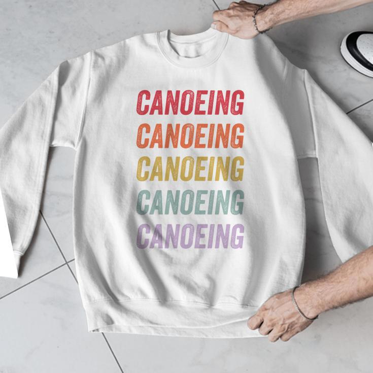 Canoeing Sweatshirt Men Graphic Sweatshirt
