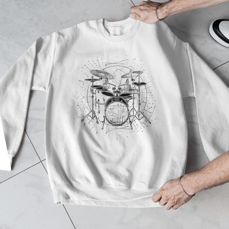 Drum Kit Raglan Baseball Tee Men Graphic Sweatshirt Drum Kit Raglan Baseball Tee Men Graphic Sweatshirt