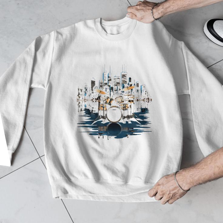Drumset Drum Kit Music Drummer Drumming Men Graphic Sweatshirt Drumset Drum Kit Music Drummer Drumming Men Graphic Sweatshirt