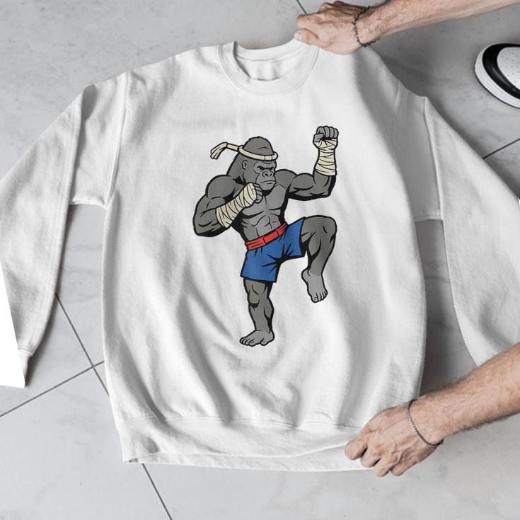 Gorilla Muay Thai Combat Sport Fighter Martial Arts 8 Limbs Raglan Baseball Tee Men Graphic Sweatshirt Gorilla Muay Thai Combat Sport Fighter Martial Arts 8 Limbs Raglan Baseball Tee Men Graphic Sweatshirt