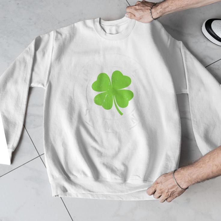 Irish I Was Swimming Shamrock St Patrick's Day Swimmer Men Graphic Sweatshirt Irish I Was Swimming Shamrock St Patrick's Day Swimmer Men Graphic Sweatshirt