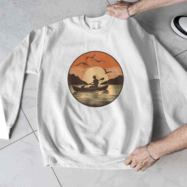 Kayak Kayaker Canoes-Boating Paddle-Life Canadier-Canoe Raglan Baseball Tee Men Graphic Sweatshirt