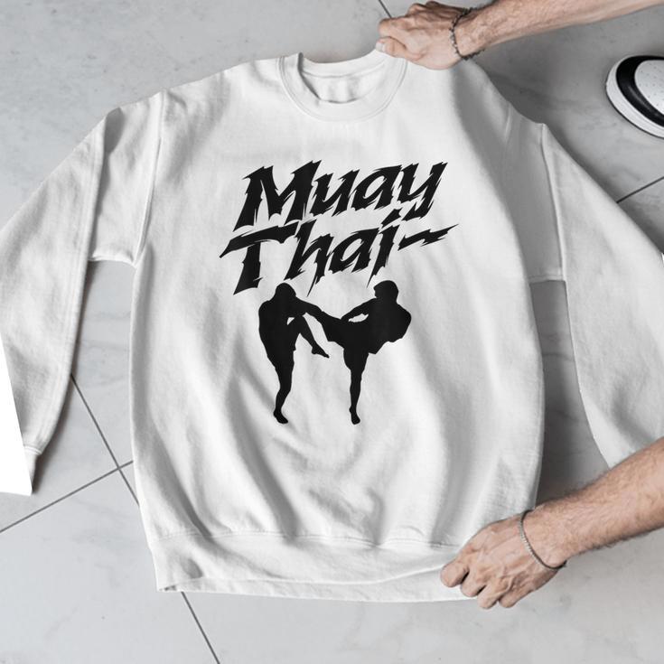 Muay Thai Boxing Martial Arts Fighter Men Graphic Sweatshirt