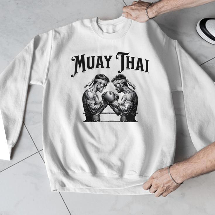 Thai Boxing Muay Thai Boxer Men Graphic Sweatshirt Thai Boxing Muay Thai Boxer Men Graphic Sweatshirt