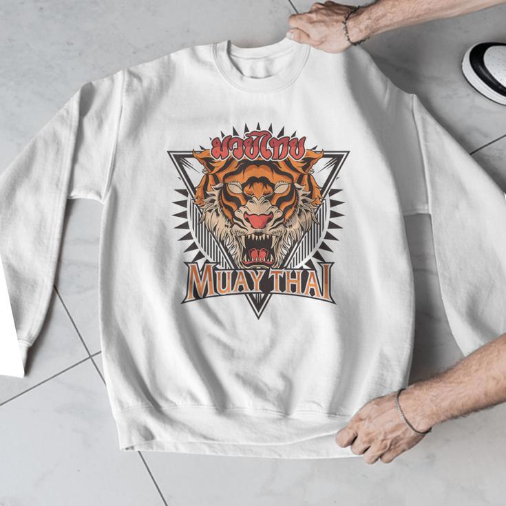Tigar Muay Thai MMA Vintage Kickboxing Training Men Graphic Sweatshirt Tigar Muay Thai MMA Vintage Kickboxing Training Men Graphic Sweatshirt