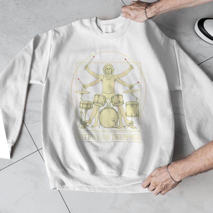 Vitruvian Drummer Drum Kit Music Lover Musician Men Raglan Baseball Tee Men Graphic Sweatshirt Vitruvian Drummer Drum Kit Music Lover Musician Men Raglan Baseball Tee Men Graphic Sweatshirt