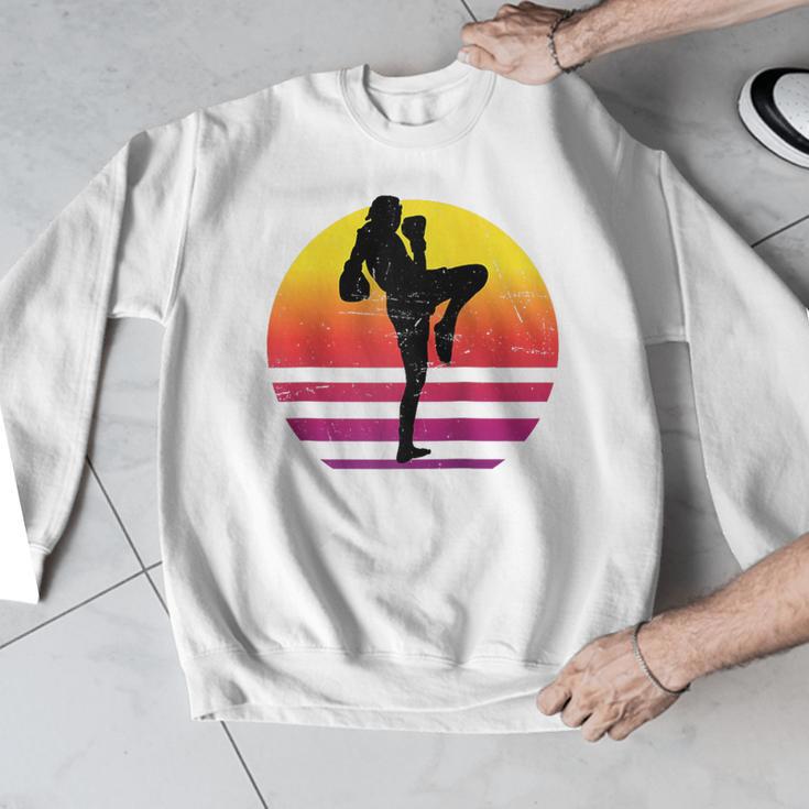 Women's Thai Boxer Thai Boxing Muay Thai Raglan Baseball Tee Men Graphic Sweatshirt