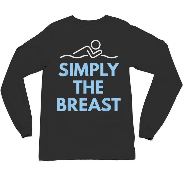 Breaststroke Swimming Swimmer T Shirt Unisex Long Sleeve T-Shirt