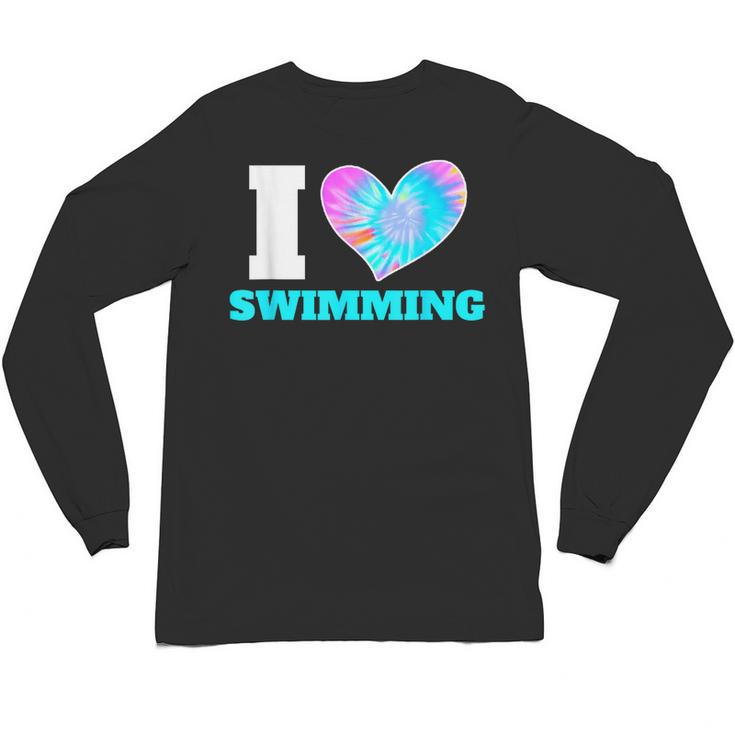 I Love Swimming Swimmer Swim Unisex Long Sleeve T-Shirt