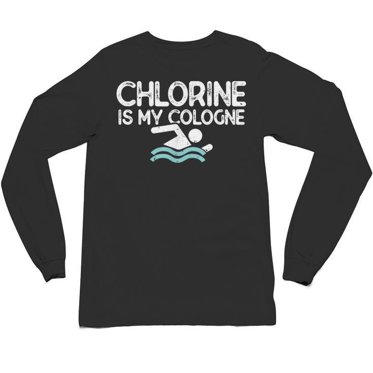 Men Swimming Saying Swimmer Unisex Long Sleeve T-Shirt