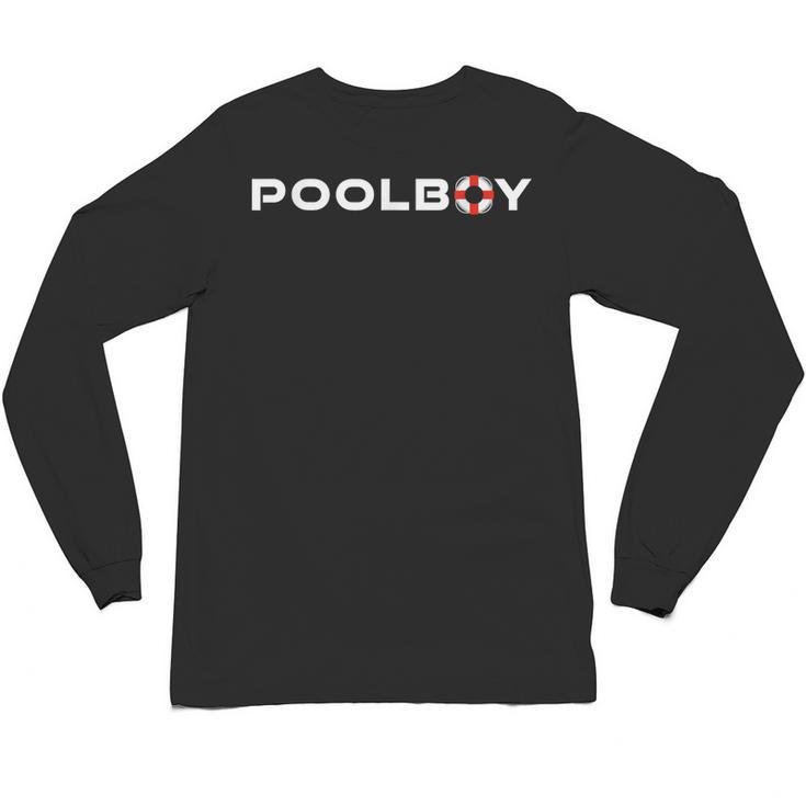Pool Boy Swimming Pool Lifeguard Unisex Long Sleeve T-Shirt
