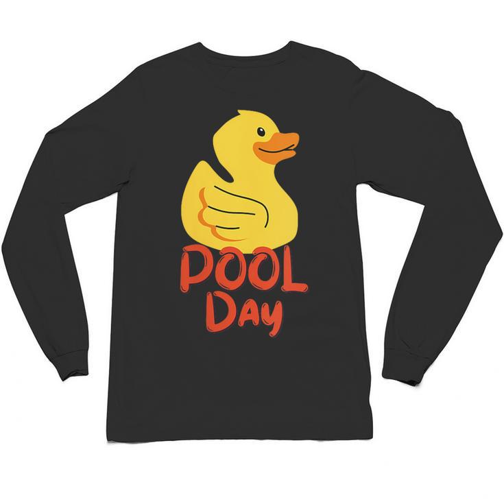 Pool Swimming Day Unisex Long Sleeve T-Shirt