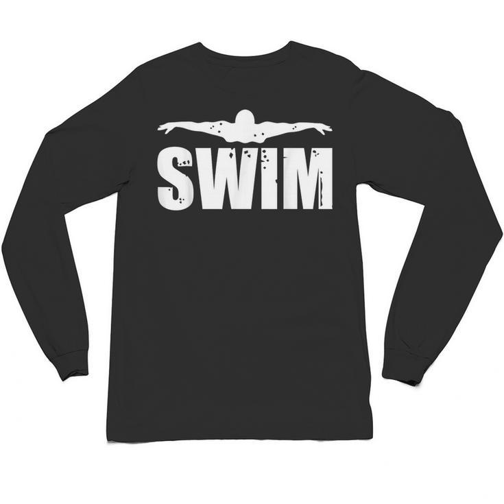 Swim Sports Swimming Water Athletic Swimmer Unisex Long Sleeve T-Shirt