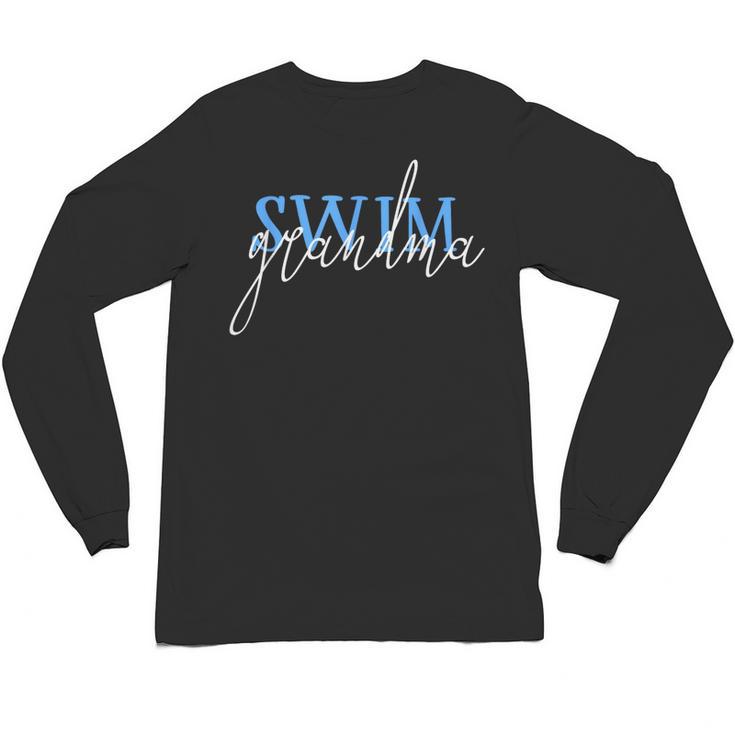 Swim Swimmer Love Swimming Shirt Sport Grandma Unisex Long Sleeve T-Shirt