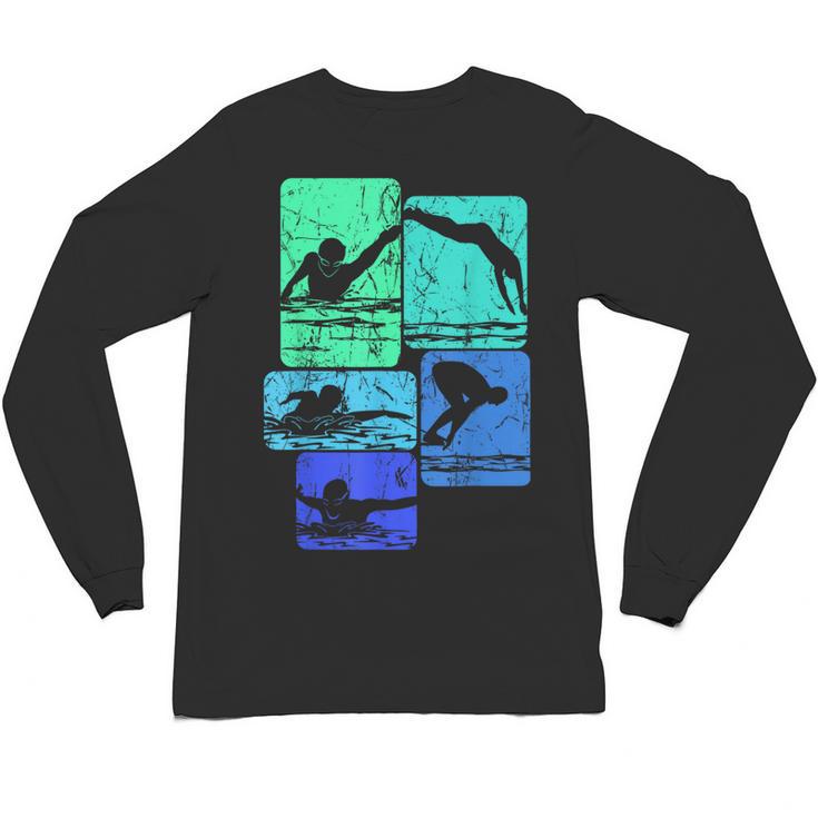 Swimming Swimmers Unisex Long Sleeve T-Shirt