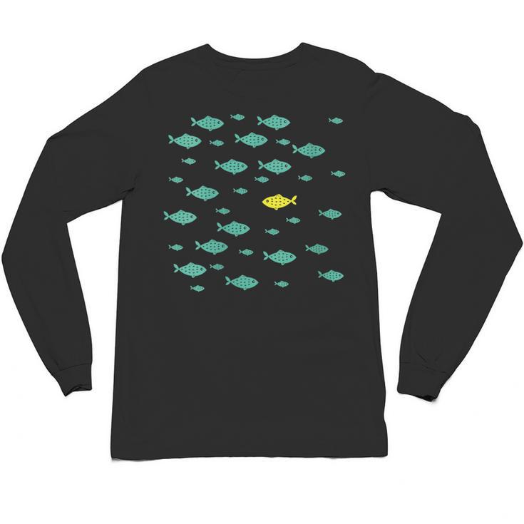Women's Swimming Against The Current Motivational Inspiration Unisex Long Sleeve T-Shirt
