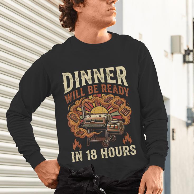 BBQ Dad Smoking Meat Smoker Barbecue Unisex Long Sleeve T-Shirt BBQ Dad Smoking Meat Smoker Barbecue Unisex Long Sleeve T-Shirt