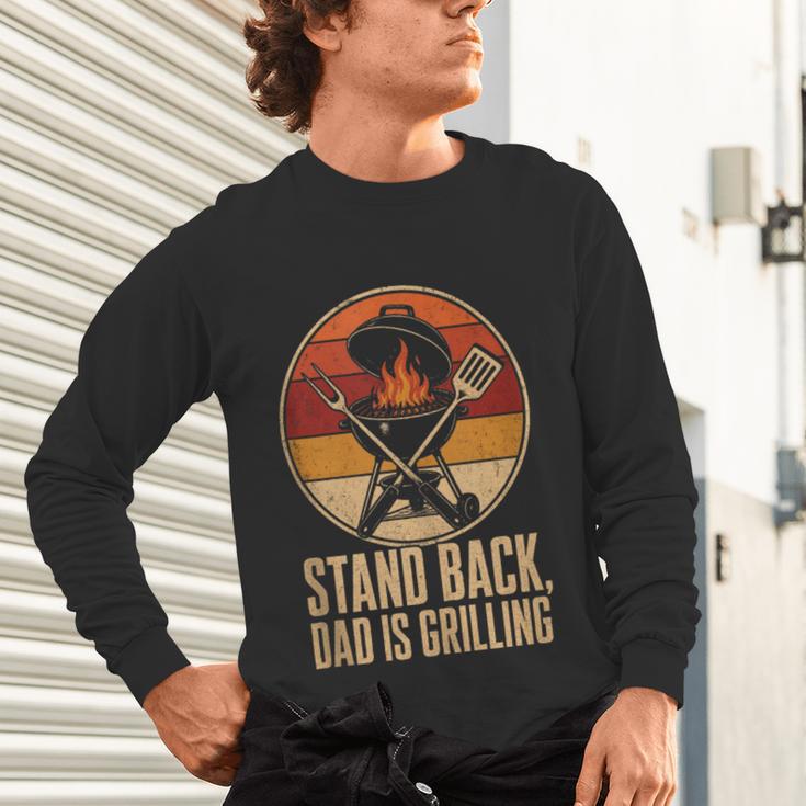 BBQ Dad Stand Back Dad Is Grilling Unisex Long Sleeve T-Shirt BBQ Dad Stand Back Dad Is Grilling Unisex Long Sleeve T-Shirt