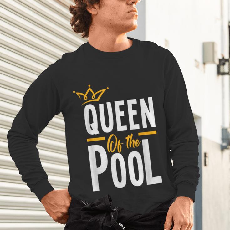 Queen Of The Pool Swimmers Swimming Swimmer Unisex Long Sleeve T-Shirt Queen Of The Pool Swimmers Swimming Swimmer Unisex Long Sleeve T-Shirt