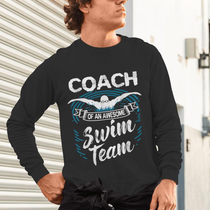 Swim Coach Professional Instructor Swimming Lesson Sport Unisex Long Sleeve T-Shirt Swim Coach Professional Instructor Swimming Lesson Sport Unisex Long Sleeve T-Shirt