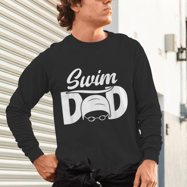 Swim Dad Proud Swimming Dad Of A Swimmer Dad Swim Father Unisex Long Sleeve T-Shirt Swim Dad Proud Swimming Dad Of A Swimmer Dad Swim Father Unisex Long Sleeve T-Shirt