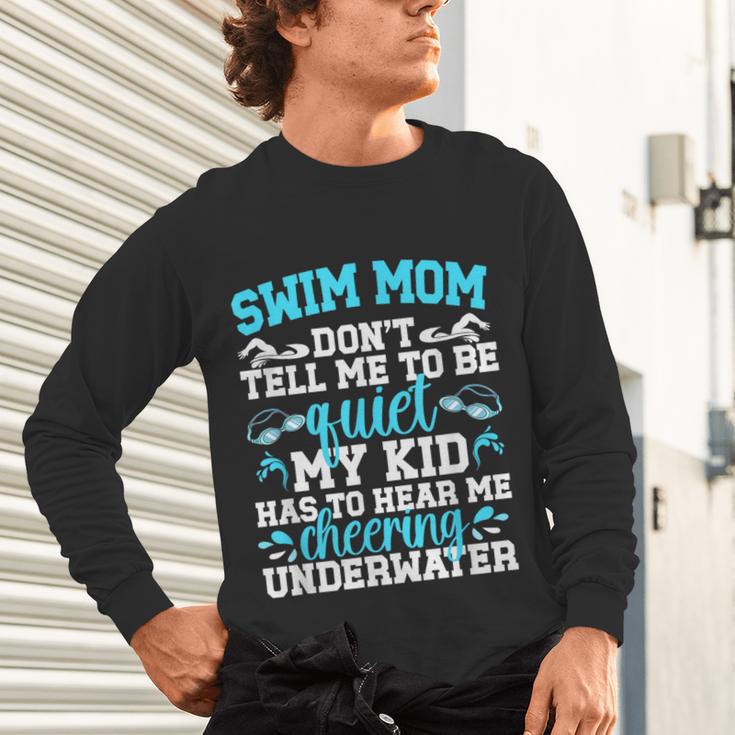 Swim Mom Swimming Mom Of A Swimmer Mama Unisex Long Sleeve T-Shirt Swim Mom Swimming Mom Of A Swimmer Mama Unisex Long Sleeve T-Shirt