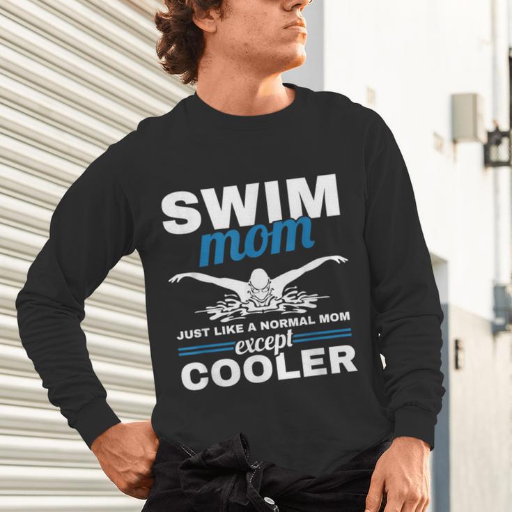 Swimmer Mother Swimming Women Swim Mom Like A Normal Mom Unisex Long Sleeve T-Shirt Swimmer Mother Swimming Women Swim Mom Like A Normal Mom Unisex Long Sleeve T-Shirt