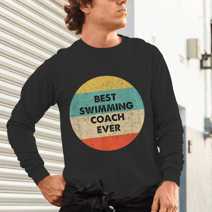 Swimming Coach Unisex Long Sleeve T-Shirt Swimming Coach Unisex Long Sleeve T-Shirt