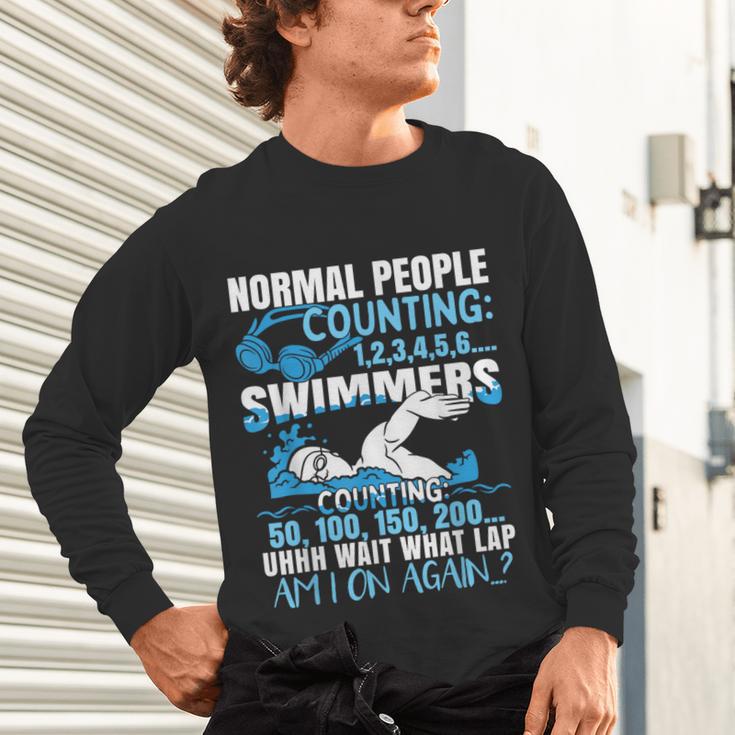 Swimming Humor Swim Unisex Long Sleeve T-Shirt Swimming Humor Swim Unisex Long Sleeve T-Shirt