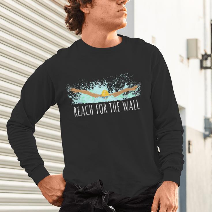 Swimming Swim Team Gear For a Swimmer Quote Saying Unisex Long Sleeve T-Shirt
