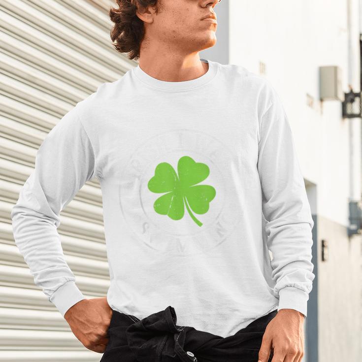 Irish I Was Swimming Shamrock St Patrick's Day Swimmer Unisex Long Sleeve T-Shirt Irish I Was Swimming Shamrock St Patrick's Day Swimmer Unisex Long Sleeve T-Shirt