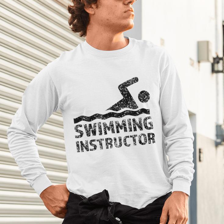 Swimming Instructor Lesson Swim Coach Unisex Long Sleeve T-Shirt