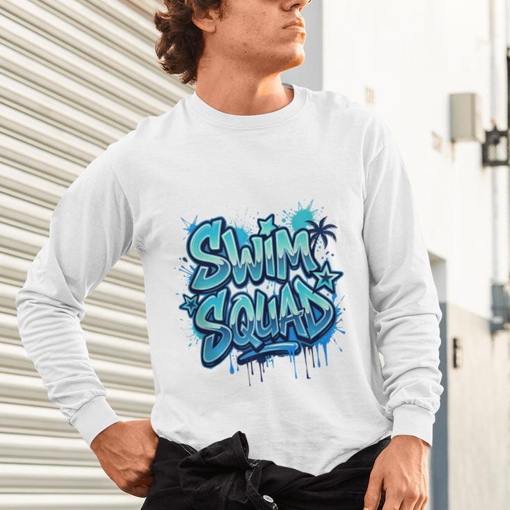 Swimming Matching Tee Unisex Long Sleeve T-Shirt Swimming Matching Tee Unisex Long Sleeve T-Shirt
