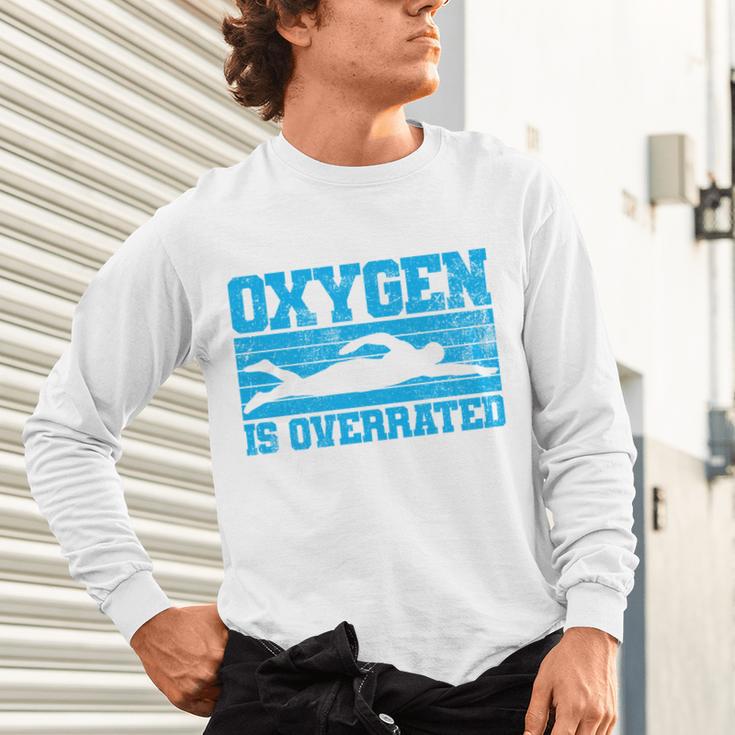 Swimming Swimmer Swim Unisex Long Sleeve T-Shirt Swimming Swimmer Swim Unisex Long Sleeve T-Shirt