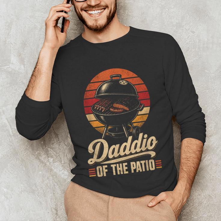 BBQ Dad Daddio Of The Patio Fathers Day Grilling Unisex Long Sleeve T-Shirt BBQ Dad Daddio Of The Patio Fathers Day Grilling Unisex Long Sleeve T-Shirt