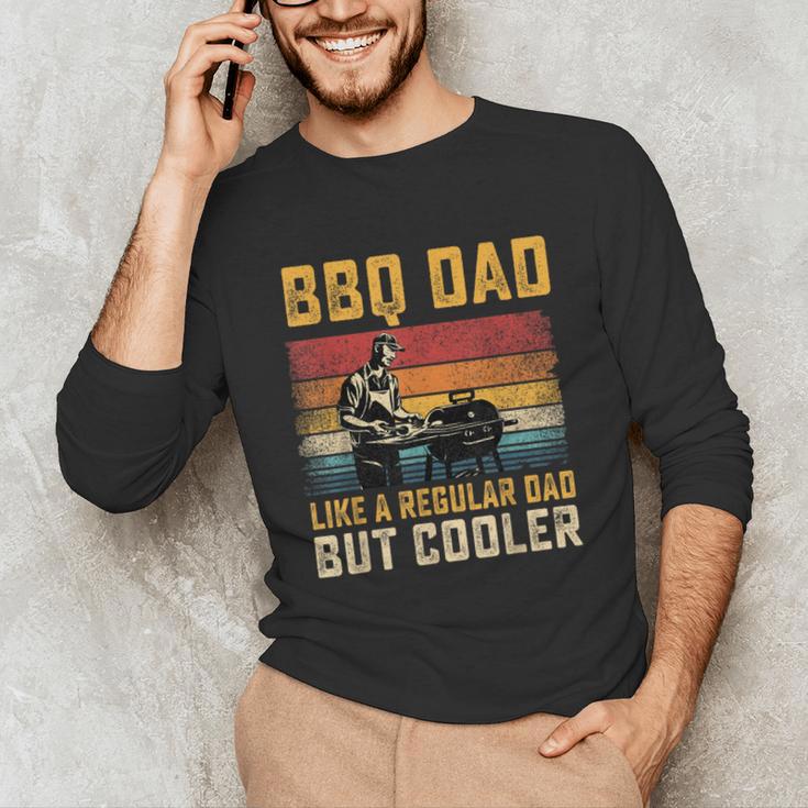 BBQ Dad Like Regular Dad But Cooler Father's Day Unisex Long Sleeve T-Shirt