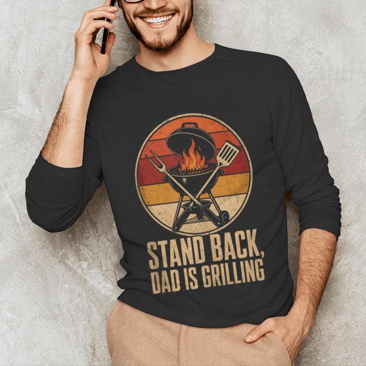 BBQ Dad Stand Back Dad Is Grilling Unisex Long Sleeve T-Shirt BBQ Dad Stand Back Dad Is Grilling Unisex Long Sleeve T-Shirt