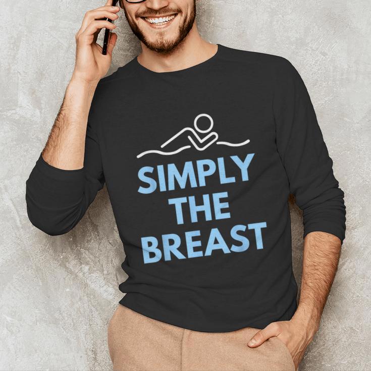 Breaststroke Swimming SwimmerShirt Unisex Long Sleeve T-Shirt Breaststroke Swimming SwimmerShirt Unisex Long Sleeve T-Shirt