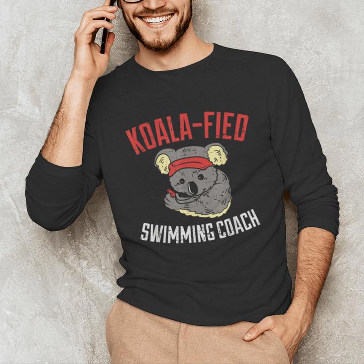 Swim Coach Saying Cute Swimming Coach Appreciation Unisex Long Sleeve T-Shirt Swim Coach Saying Cute Swimming Coach Appreciation Unisex Long Sleeve T-Shirt