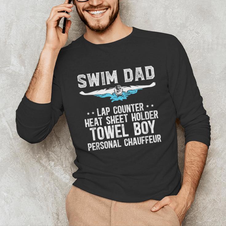 Swim Dad Definition Swimming Dad Of A Swimmer Dad Unisex Long Sleeve T-Shirt Swim Dad Definition Swimming Dad Of A Swimmer Dad Unisex Long Sleeve T-Shirt