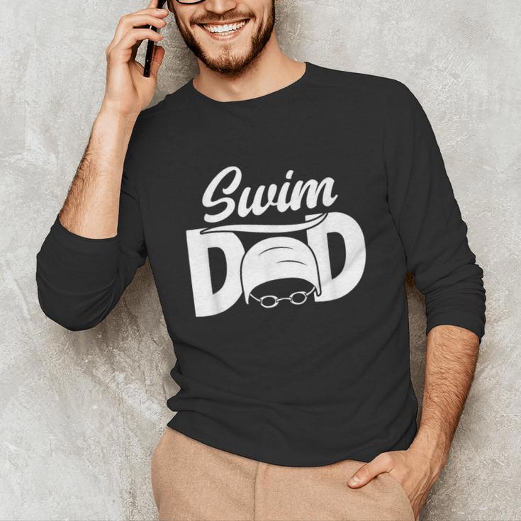 Swim Dad Proud Swimming Dad Of A Swimmer Dad Swim Father Unisex Long Sleeve T-Shirt Swim Dad Proud Swimming Dad Of A Swimmer Dad Swim Father Unisex Long Sleeve T-Shirt