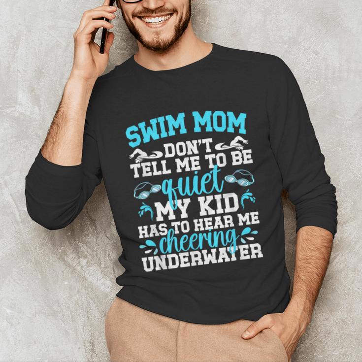 Swim Mom Swimming Mom Of A Swimmer Mama Unisex Long Sleeve T-Shirt Swim Mom Swimming Mom Of A Swimmer Mama Unisex Long Sleeve T-Shirt